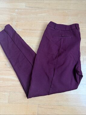 Elle Ankle Pants in Deep Plum